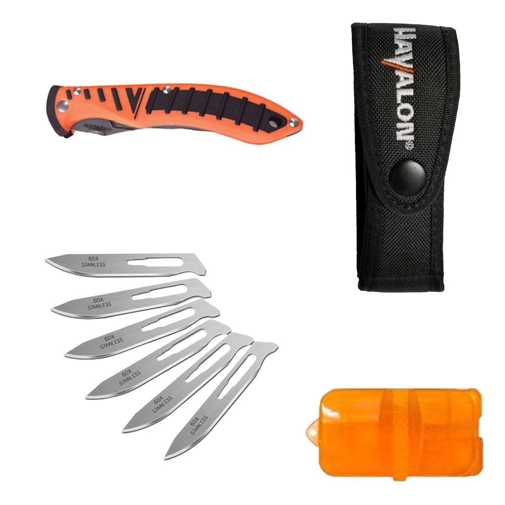 Havalon - Piranta Forge w/ Quik-Change Blade Remover - Orange