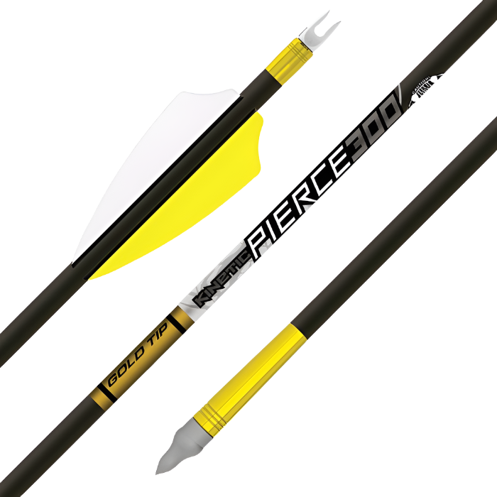 Gold Tip - Pierce Platinum - Fletched (6)