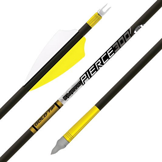 Gold Tip - Pierce Platinum - Fletched (6)