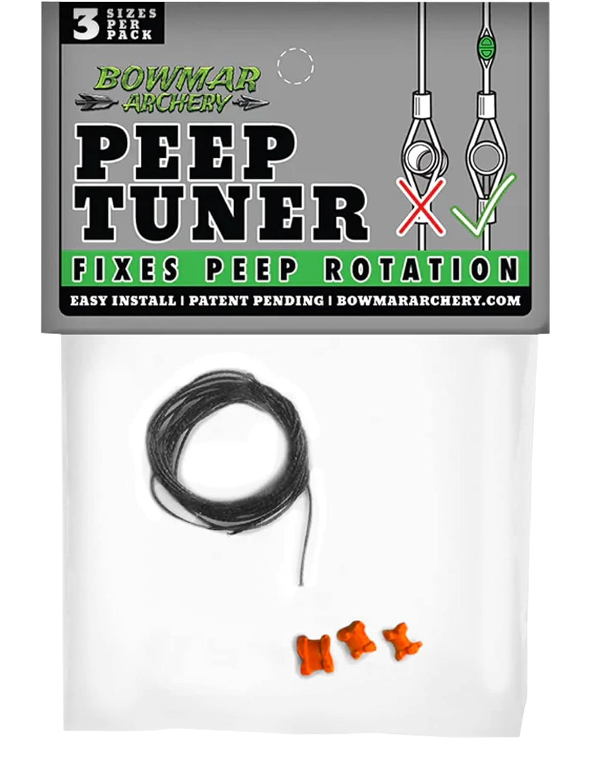 Bowmar - Peep Tuner - Orange