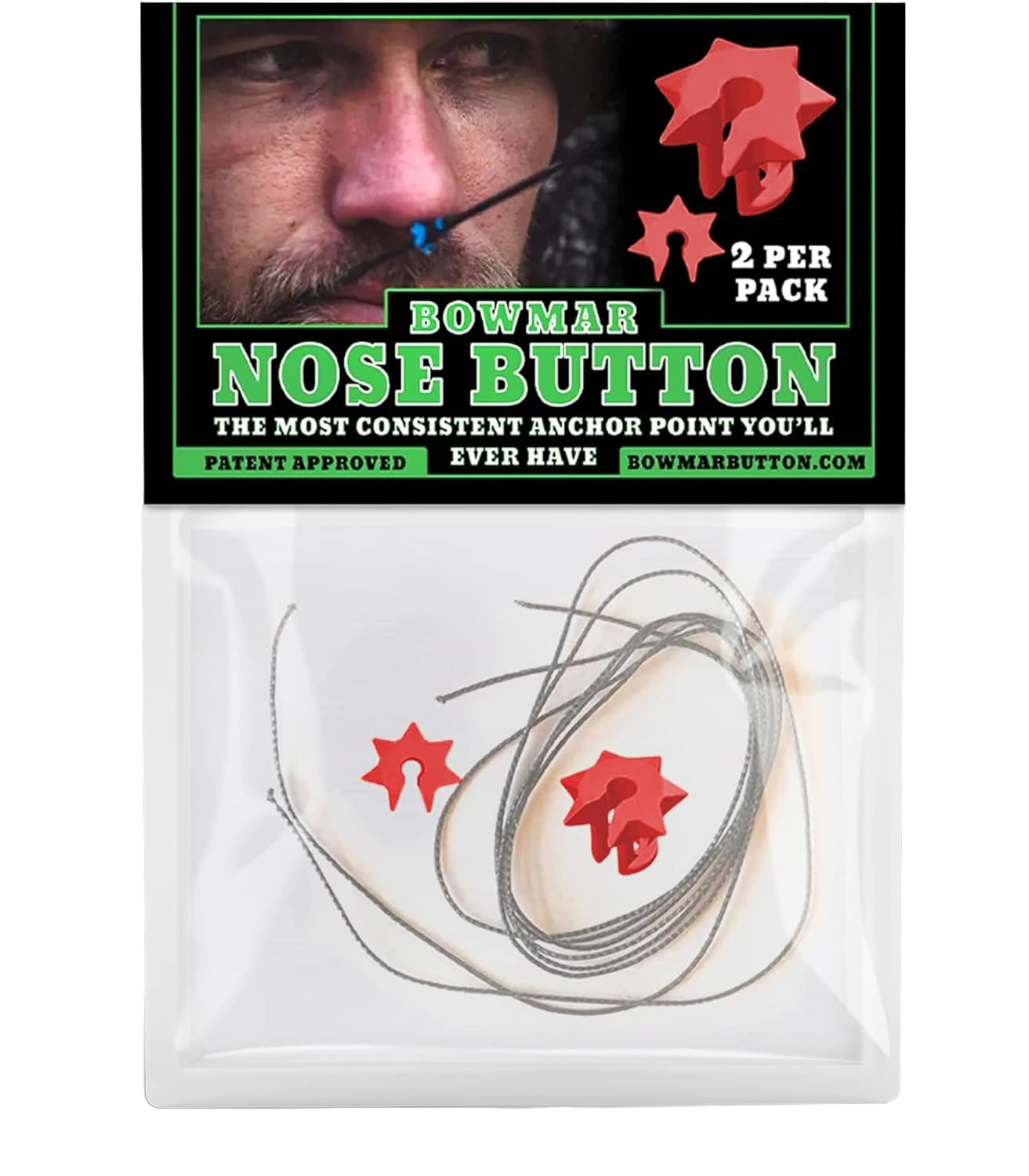 Bowmar - Nose Button - Red