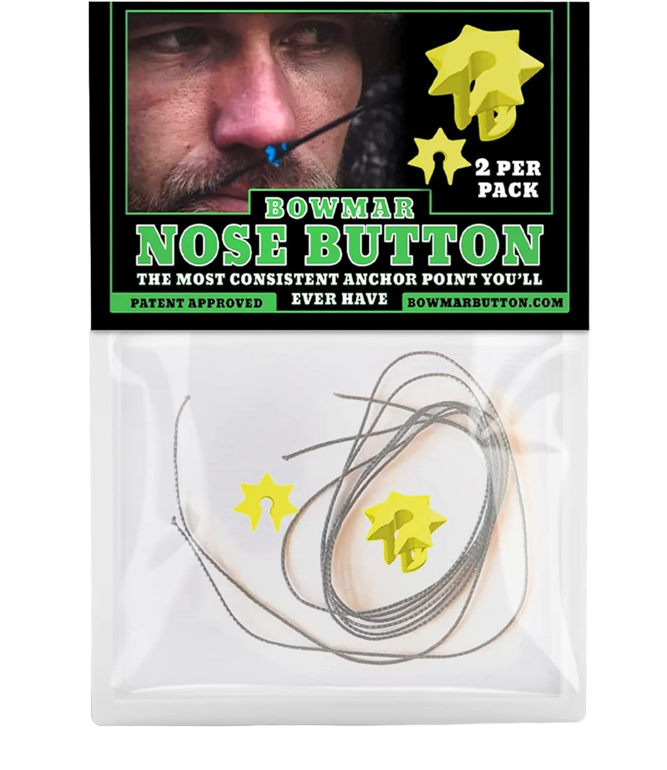 Bowmar - Nose Button - Yellow