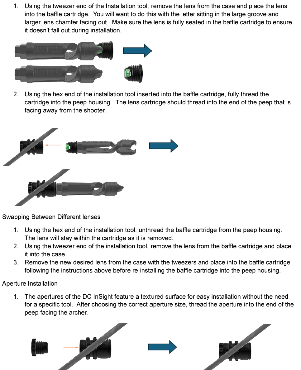 Hamskea - FS Raptor Peep Verifier Lenses