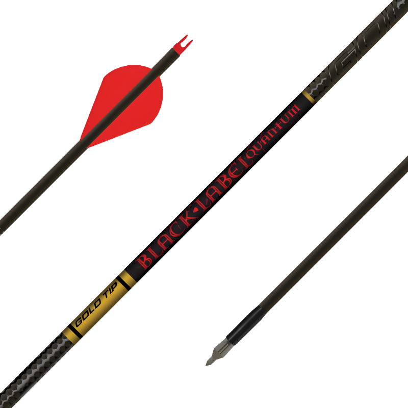 Gold Tip - Black Label Quantum - Fletched (6)