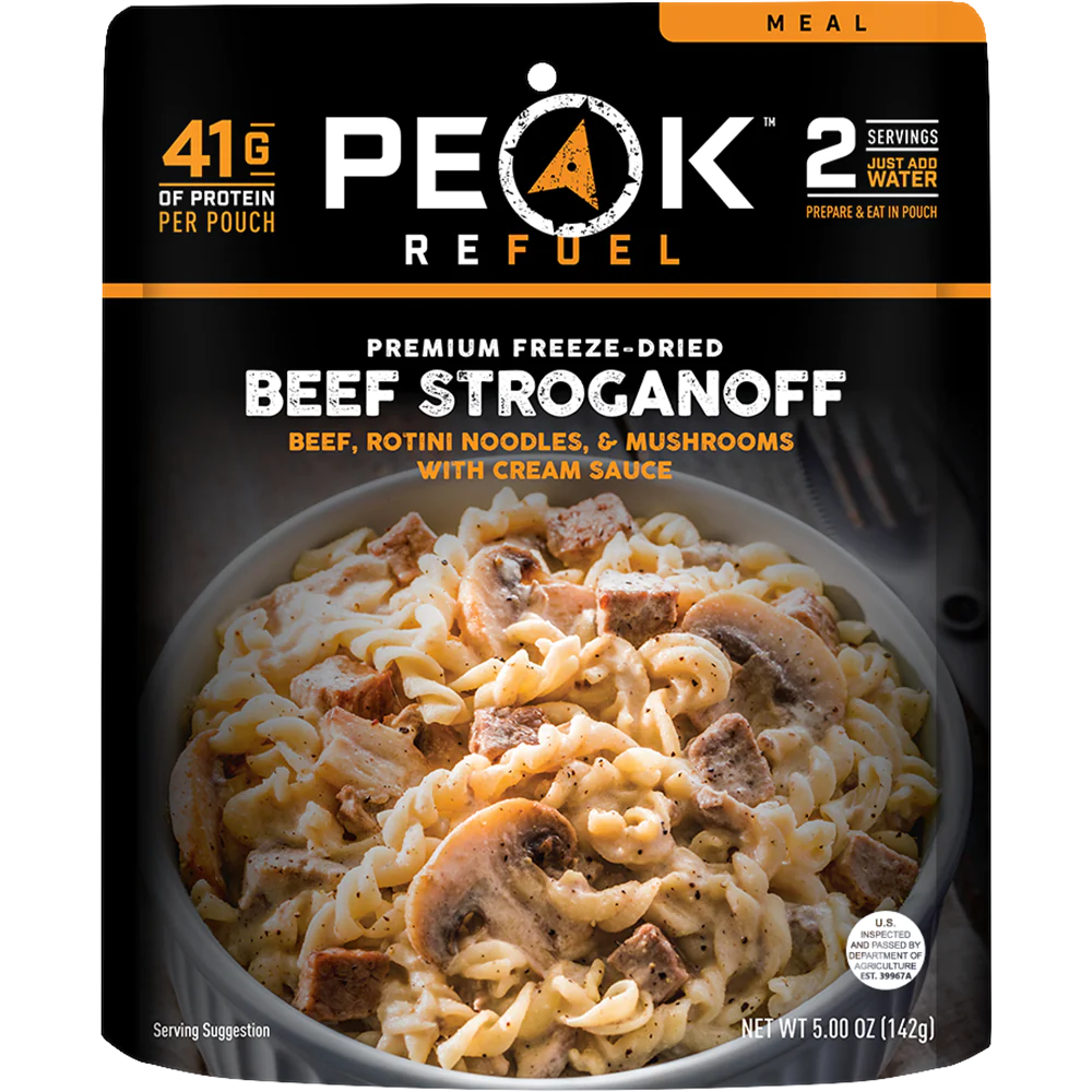 PEAK - Refuel Freeze-Dried Meals - Beef Stroganoff