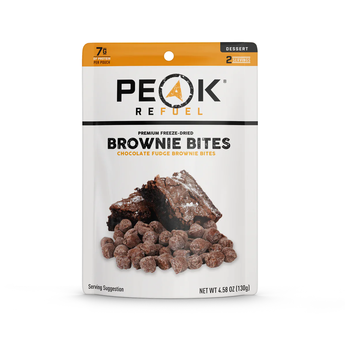 PEAK - Refuel - Bouchées de brownie au chocolat et au fudge lyophilisées