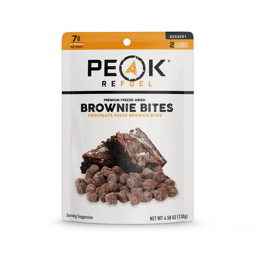 PEAK - Refuel - Bouchées de brownie au chocolat et au fudge lyophilisées