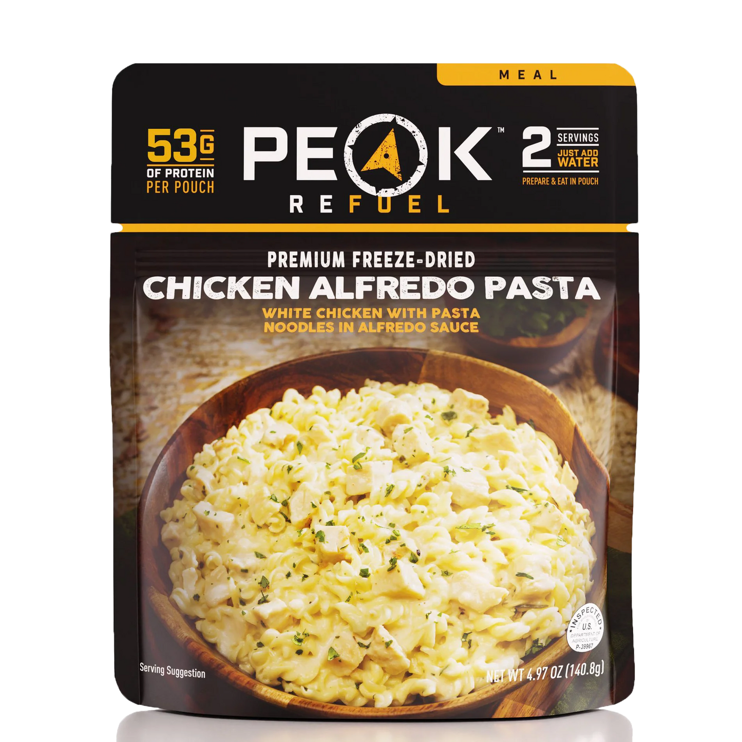 PEAK - Refuel Freeze-Dried Meals - Chicken Alfredo Pasta