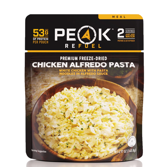 PEAK - Refuel Freeze-Dried Meals - Chicken Alfredo Pasta