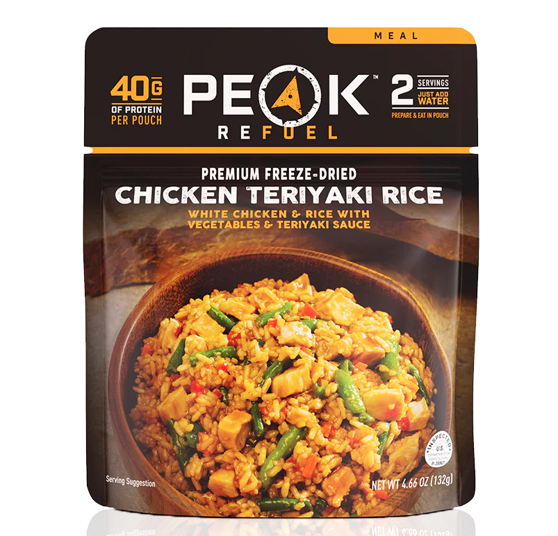 PEAK - Refuel Freeze-Dried Meals - Chicken Teriyaki Rice