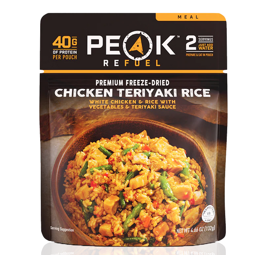 PEAK - Refuel Freeze-Dried Meals - Chicken Teriyaki Rice