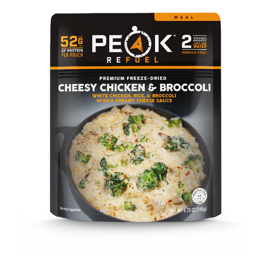 PEAK - Refuel Freeze-Dried Meals - Cheesy Chicken & Broccoli