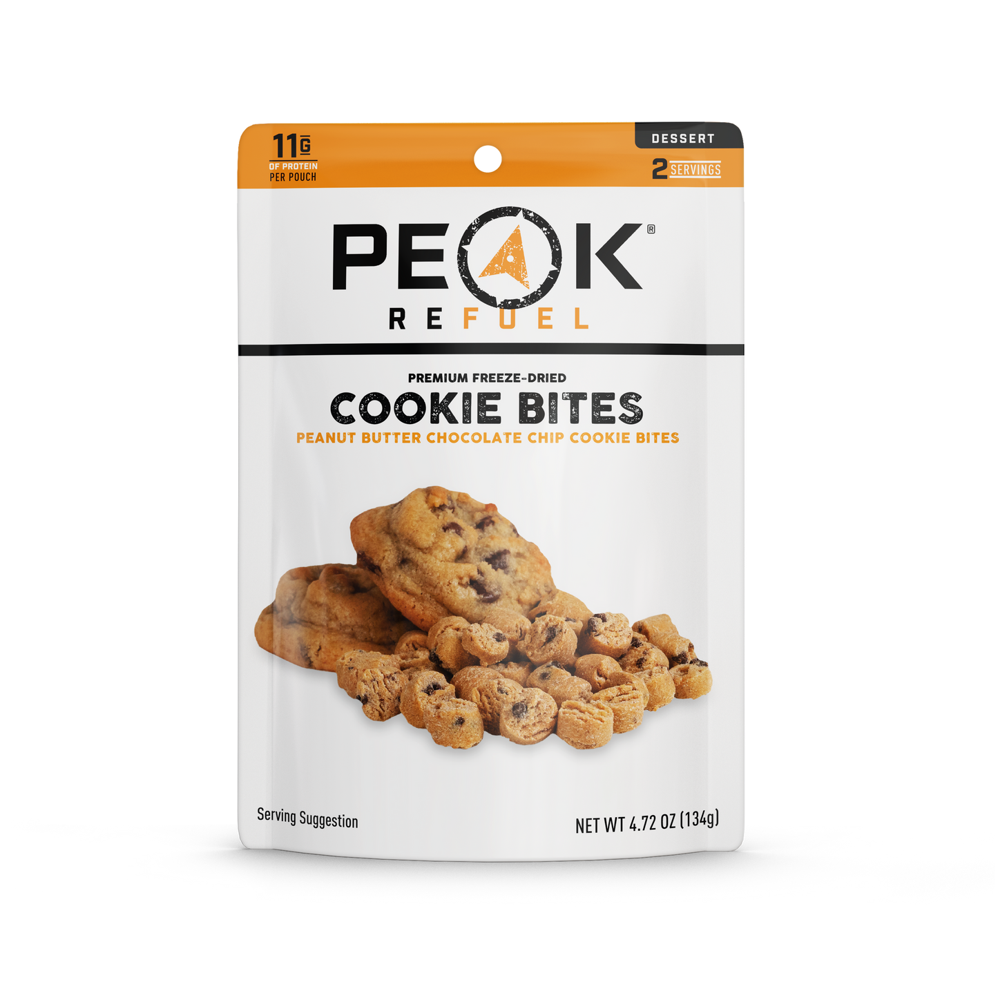 PEAK - Refuel lyophilisé - Bouchées de biscuits aux pépites de chocolat et au beurre de cacahuète