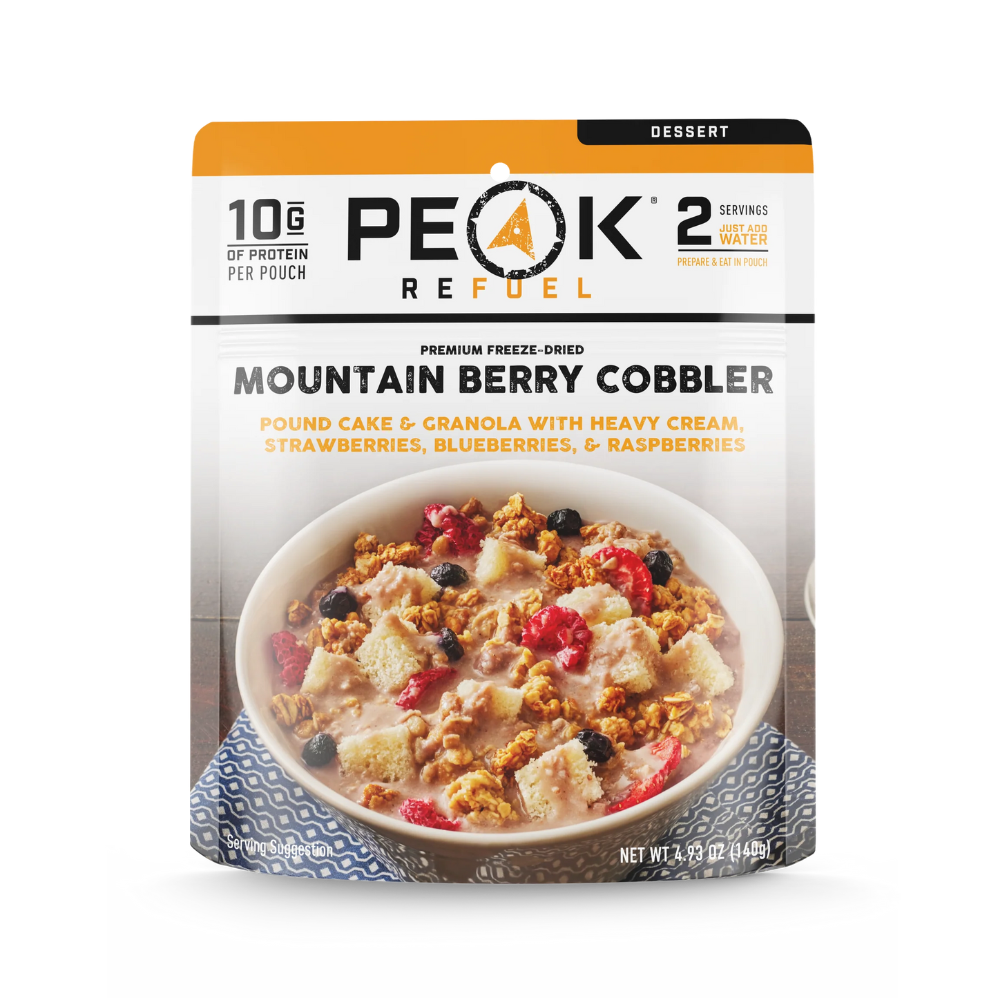 PEAK - Refuel Freeze-Dried Meals - Mountain Berry Cobbler