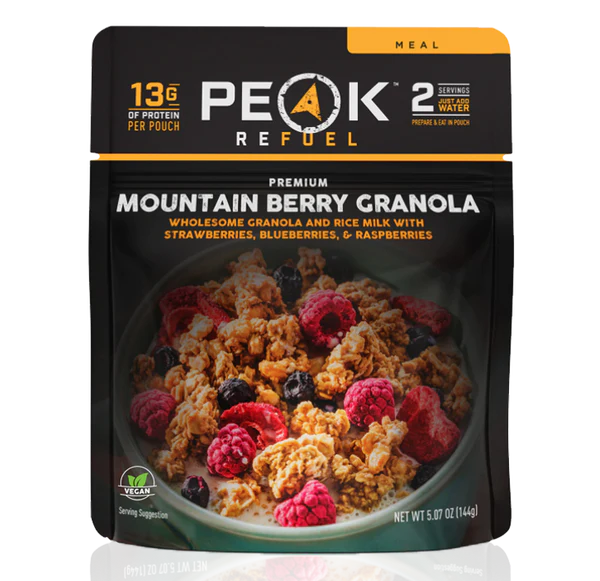 PEAK - Refuel Freeze-Dried Meals - Mountain Berry Granola