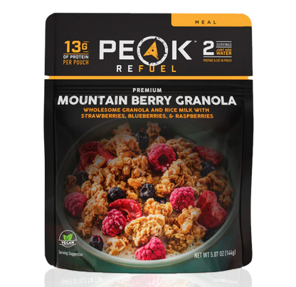 PEAK - Refuel Freeze-Dried Meals - Mountain Berry Granola