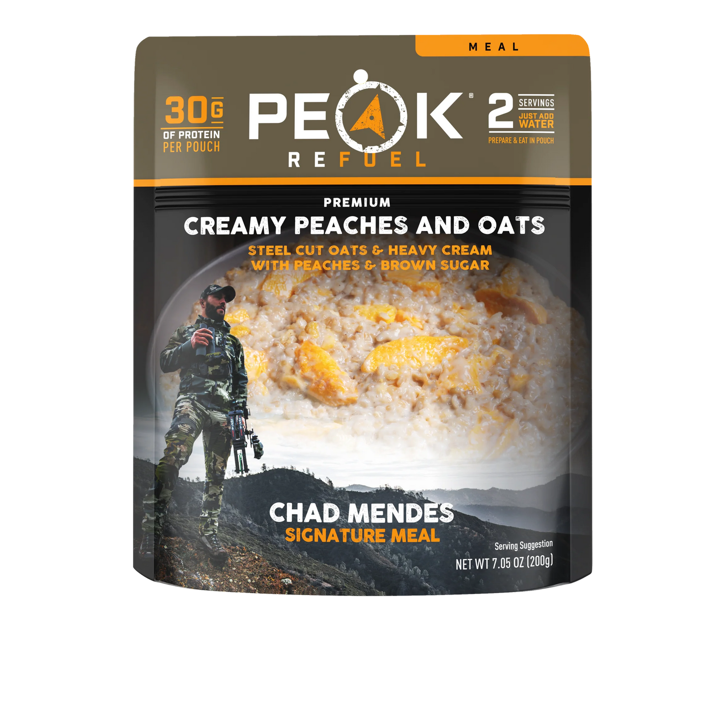 PEAK - Refuel Freeze-Dried Meals - Creamy Peaches and Oats