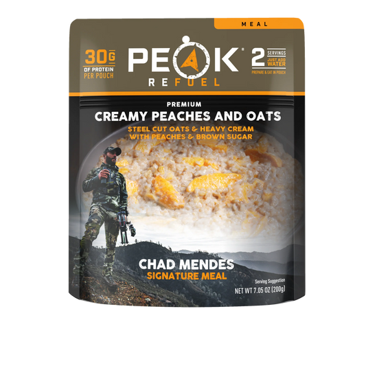 PEAK - Refuel Freeze-Dried Meals - Creamy Peaches and Oats