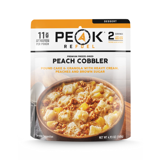 PEAK - Refuel Freeze-Dried Meals - Peach Cobbler