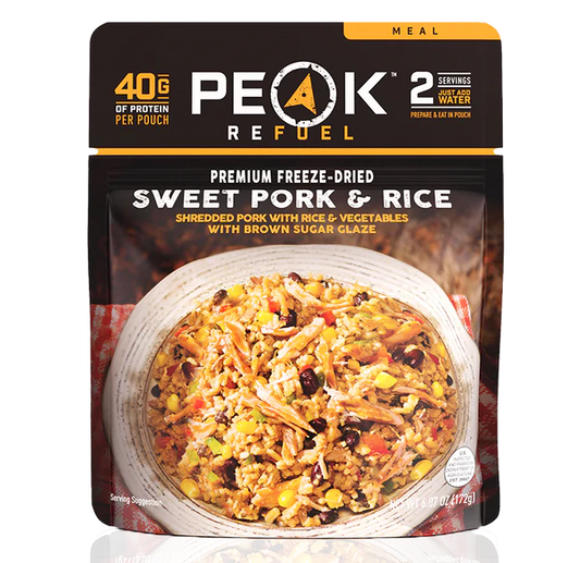 PEAK - Repas lyophilisés Refuel - Porc sucré et riz