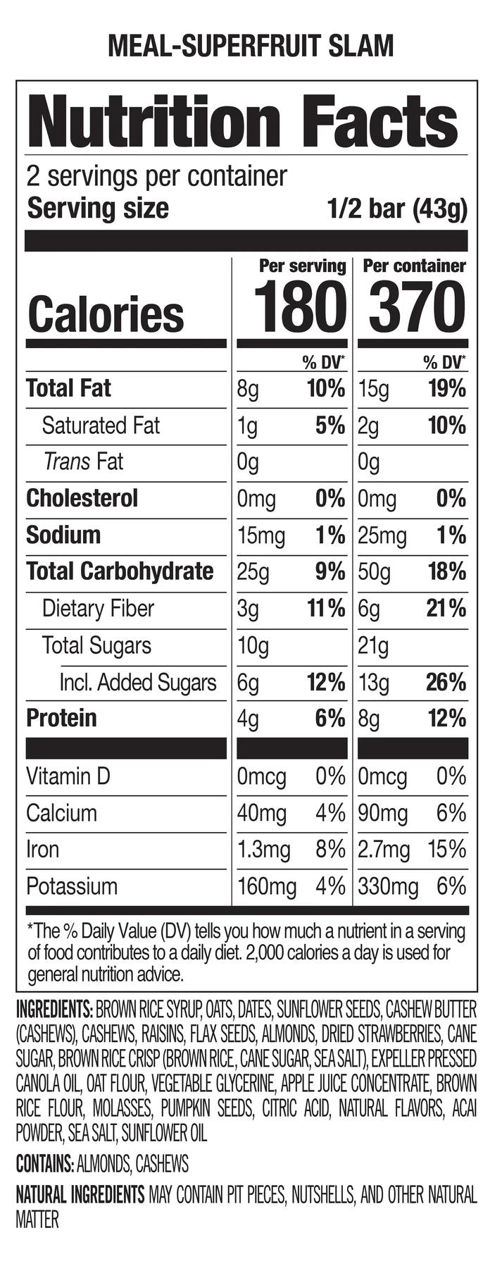 ProBar - Super Fruit Slam Meal Bar