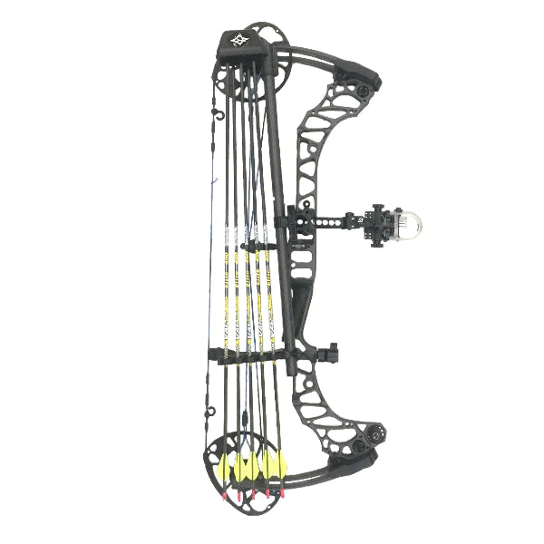 Option Archery - Quivalizer avec capuchon moulé et pince réglable - Tube long