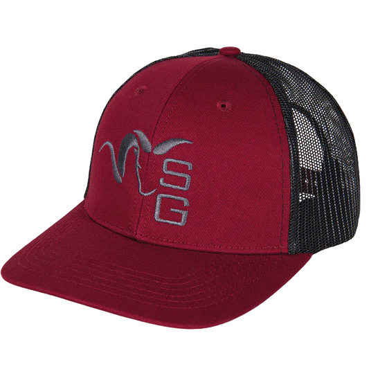 Stone Glacier - Centered Ram Trucker - Maroon - OSFM