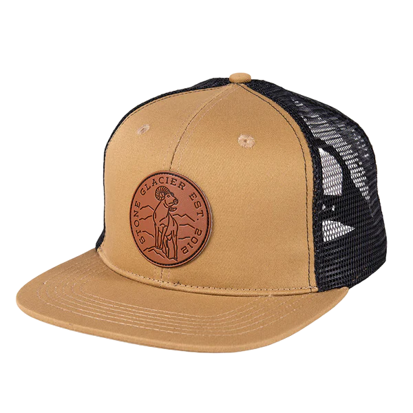 Stone Glacier - Casquette de camionneur en cuir Circle Ram