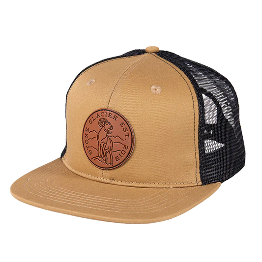 Stone Glacier - Casquette de camionneur en cuir Circle Ram