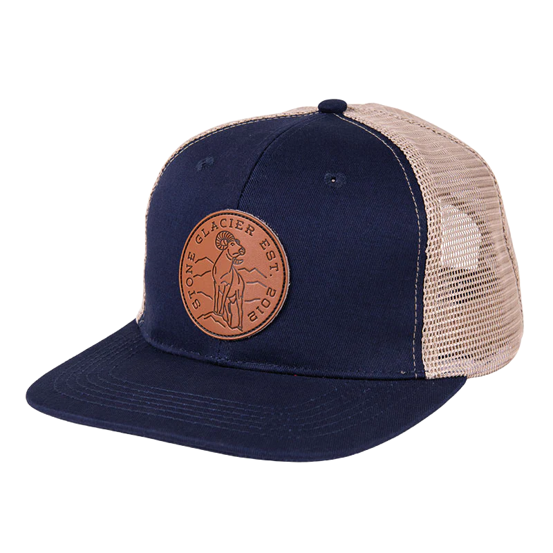 Stone Glacier - Casquette de camionneur en cuir Circle Ram