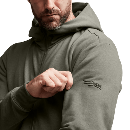 Sitka Gear - Sweat à capuche zippé Essential - Vert pruche - L