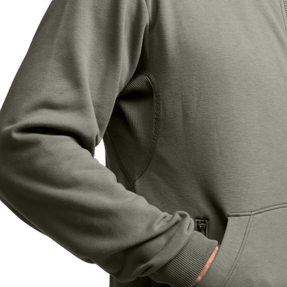 Sitka Gear - Sweat à capuche zippé Essential - Vert pruche - L