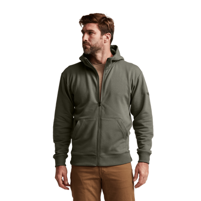 Sitka Gear - Sweat à capuche zippé Essential - Vert pruche - L