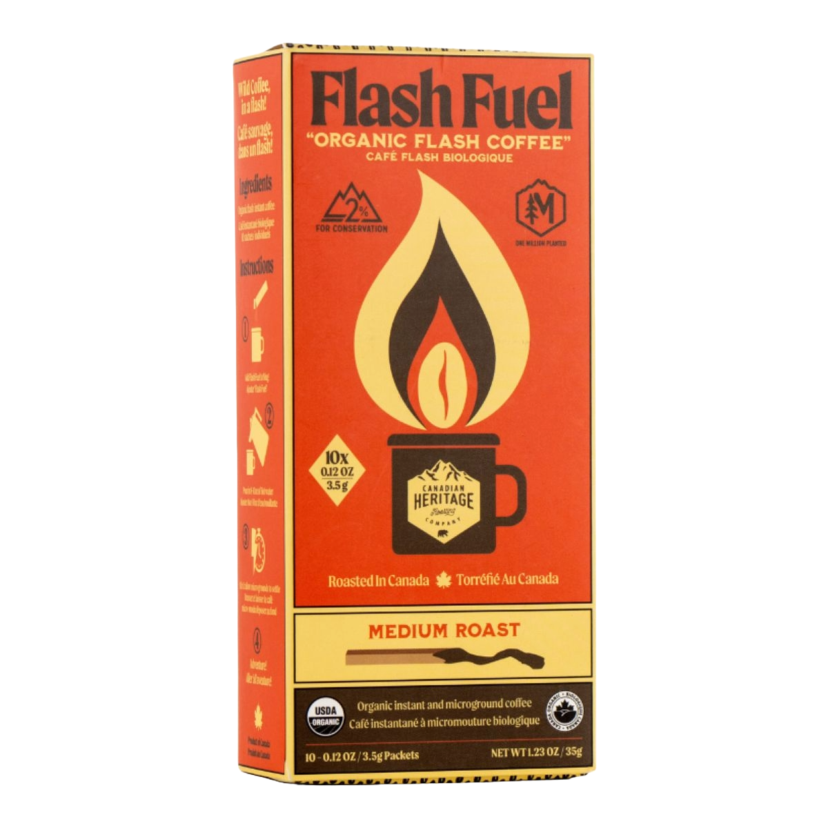 Flash Fuel - Instant Coffee Packets - 10pc